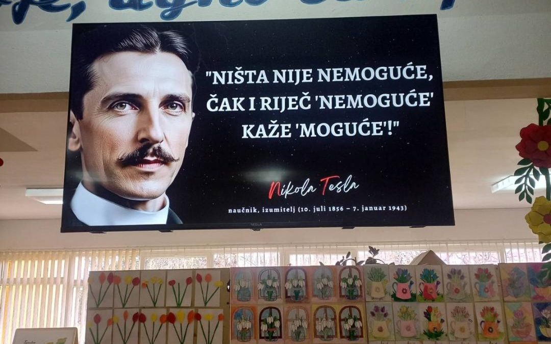 У нашој школи обиљежена 170-годишњица рођења Николе Тесле