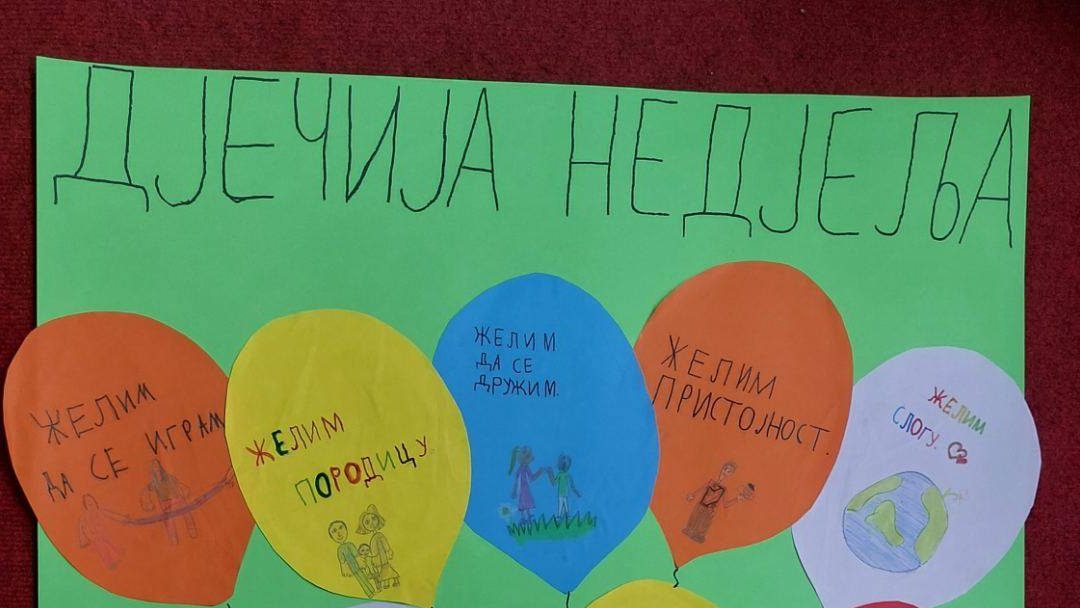 Активности поводом Дјечије недјеље