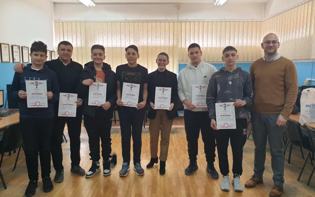 Друго и треће мјесто за ученике наше школе